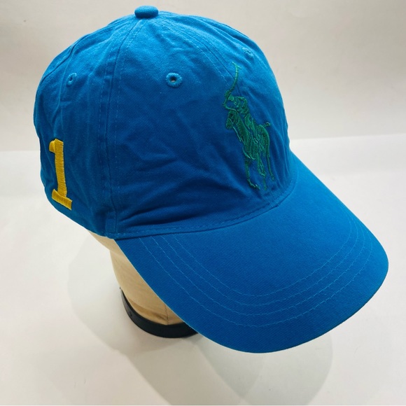 POLO Ralph Lauren Big Pony No. 1 Trucker Hat Baseball Cap x Streetwear - Picture 1 of 8